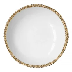 Astier de Villatte Assiette Creuse Josephine Doree