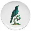 Astier de Villatte Assiette Plate Moineau Bleu