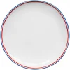 Astier de Villatte Assiette Plate Tricolore