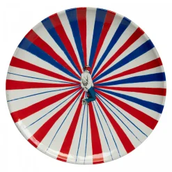 Astier de Villatte Assiette Tricolore Personnage