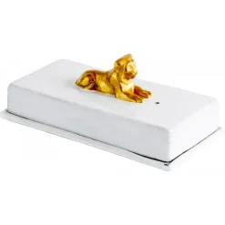 Astier de Villatte Boite Lion Dore