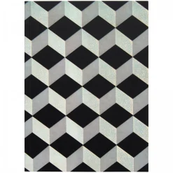 Astier de Villatte Cahier (Noir Et Gris)