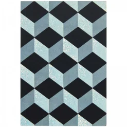 Astier de Villatte Carnet Moyen (Noir Et Gris)