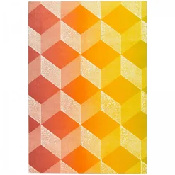 Astier de Villatte Carnet Moyen (Rose Et Jaune)