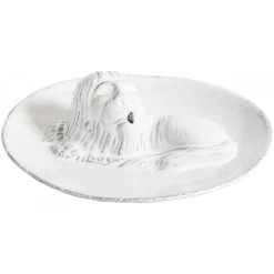 Astier de Villatte Encensoir Lion Sur Soucoupe