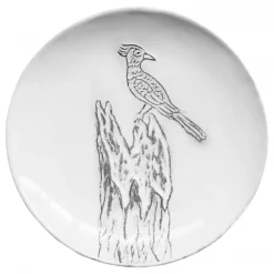 Astier de Villatte Petite Assiette Foret (Oiseau)