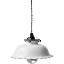 Astier de Villatte Petite Suspension Daisy Avec Rosace
