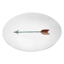 Astier de Villatte Plat Oval Fleche