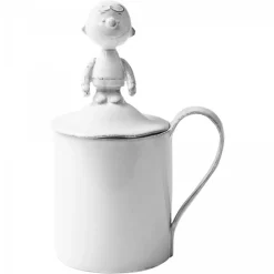 Astier de Villatte Tasse Couvercle Charlie Brown