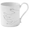 Astier de Villatte Tasse Lou Doillon Avec Deux Mains