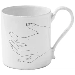 Astier de Villatte Tasse Lou Doillon Avec Deux Mains