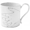 Astier de Villatte Tasse Lou Doillon Avec Deux Mains