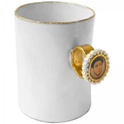 Astier de Villatte Tasse Portrait Homme Du Fayum